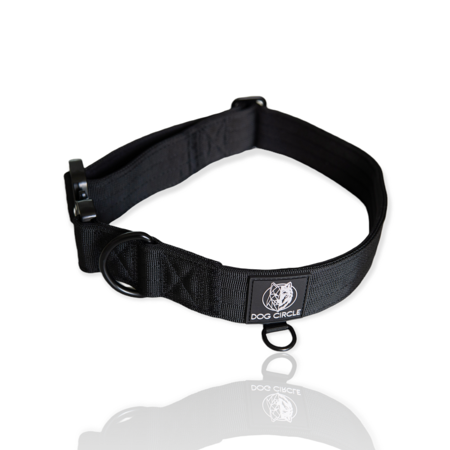 Everyday Dog Collar - Black  3.8cm/ 1.5"