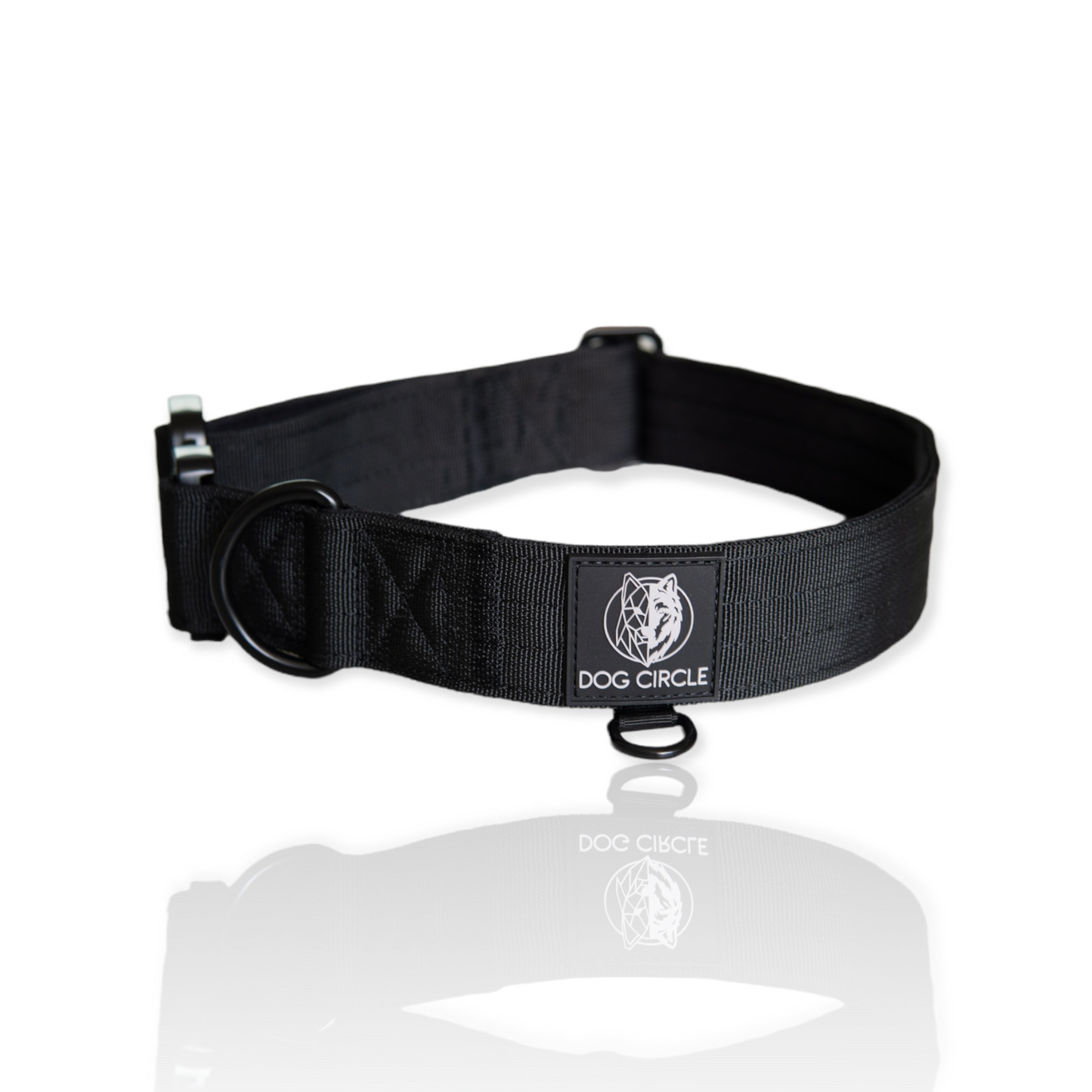 Everyday Dog Collar - Black  3.8cm/ 1.5"