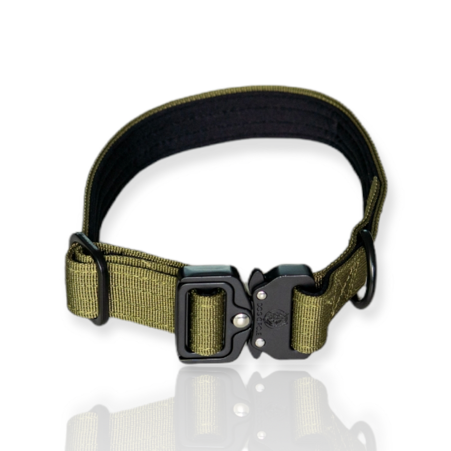 Everyday Dog Collar - Khaki 2.5cm/ 1"