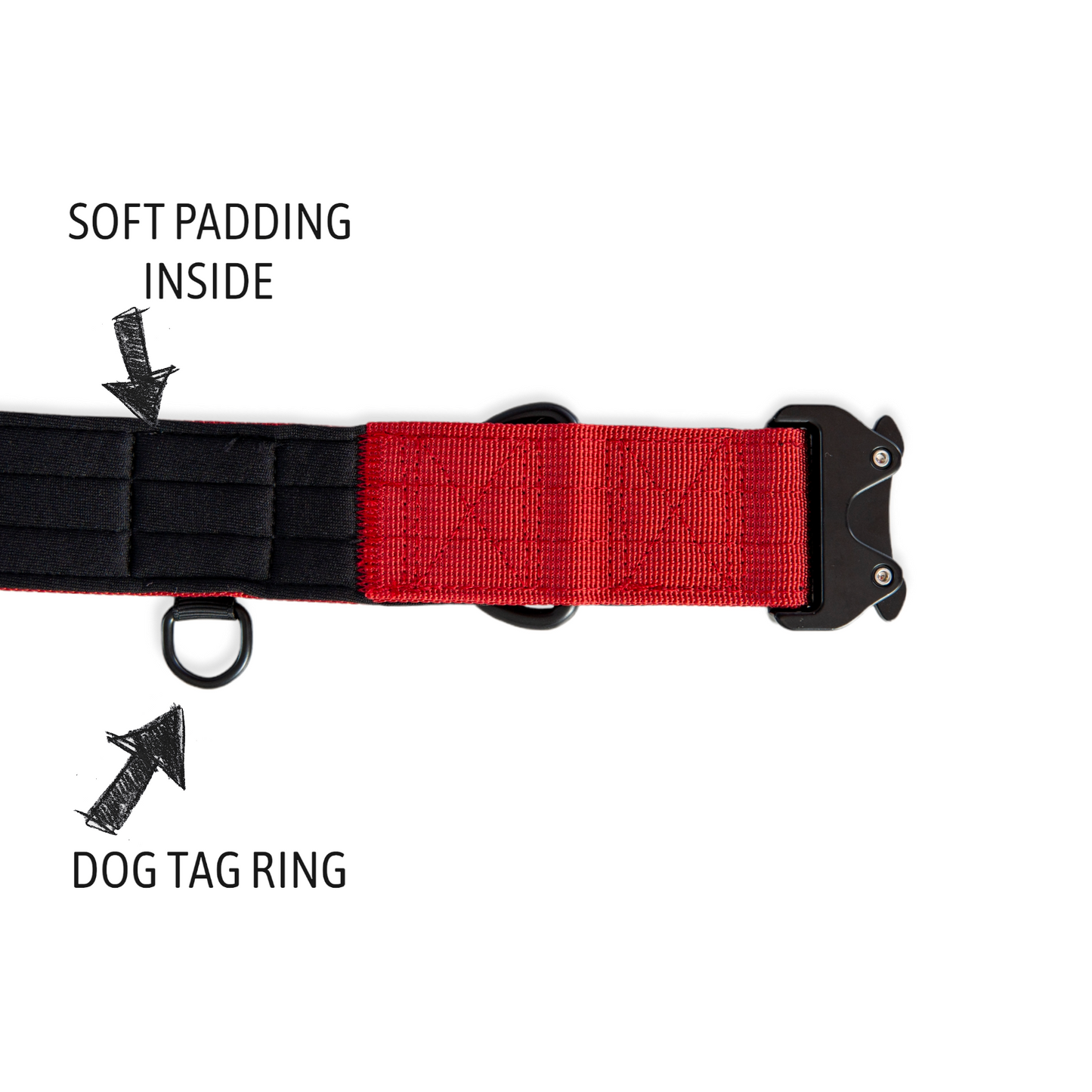 Everyday Dog Collar - Flame 3.8cm/ 1.5"