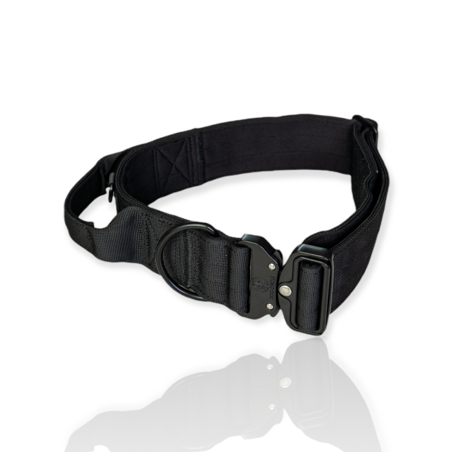 Everyday Dog Collar Black Handle - 5 cm/ 2"