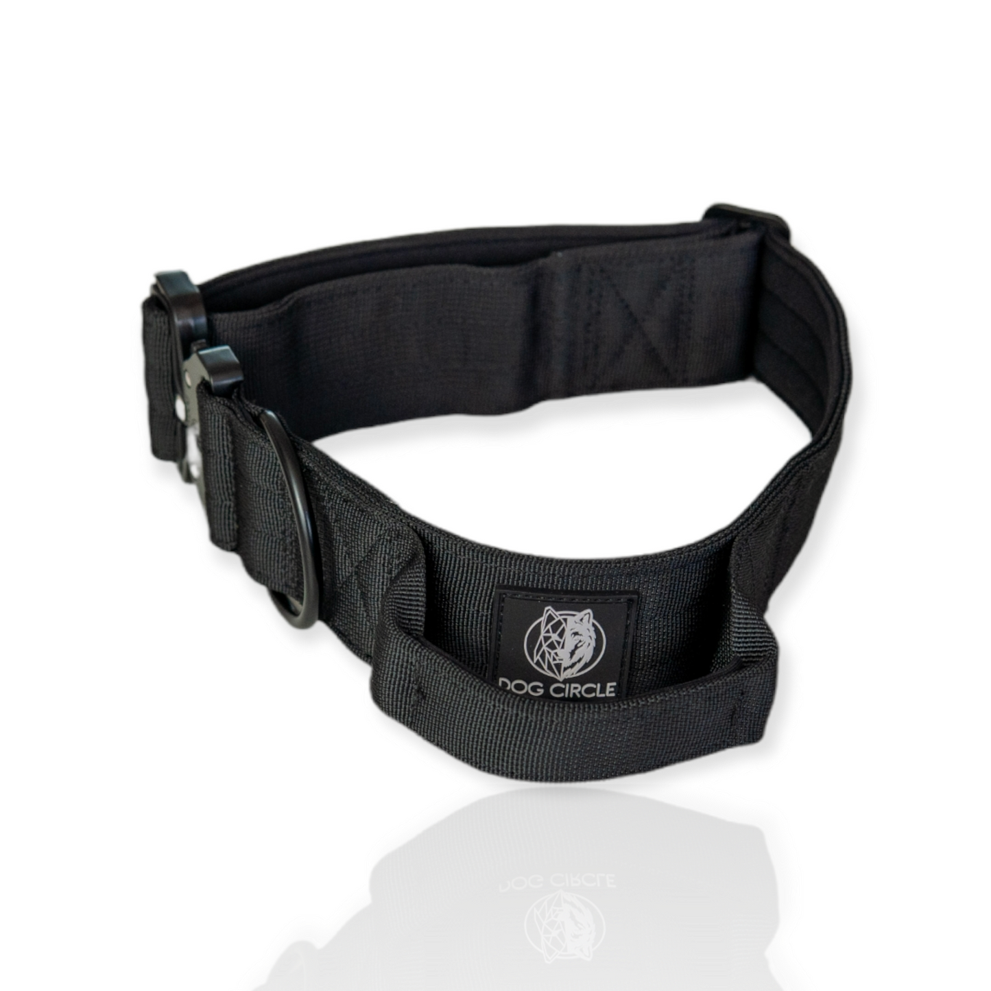 Everyday Dog Collar Black Handle - 5 cm/ 2"