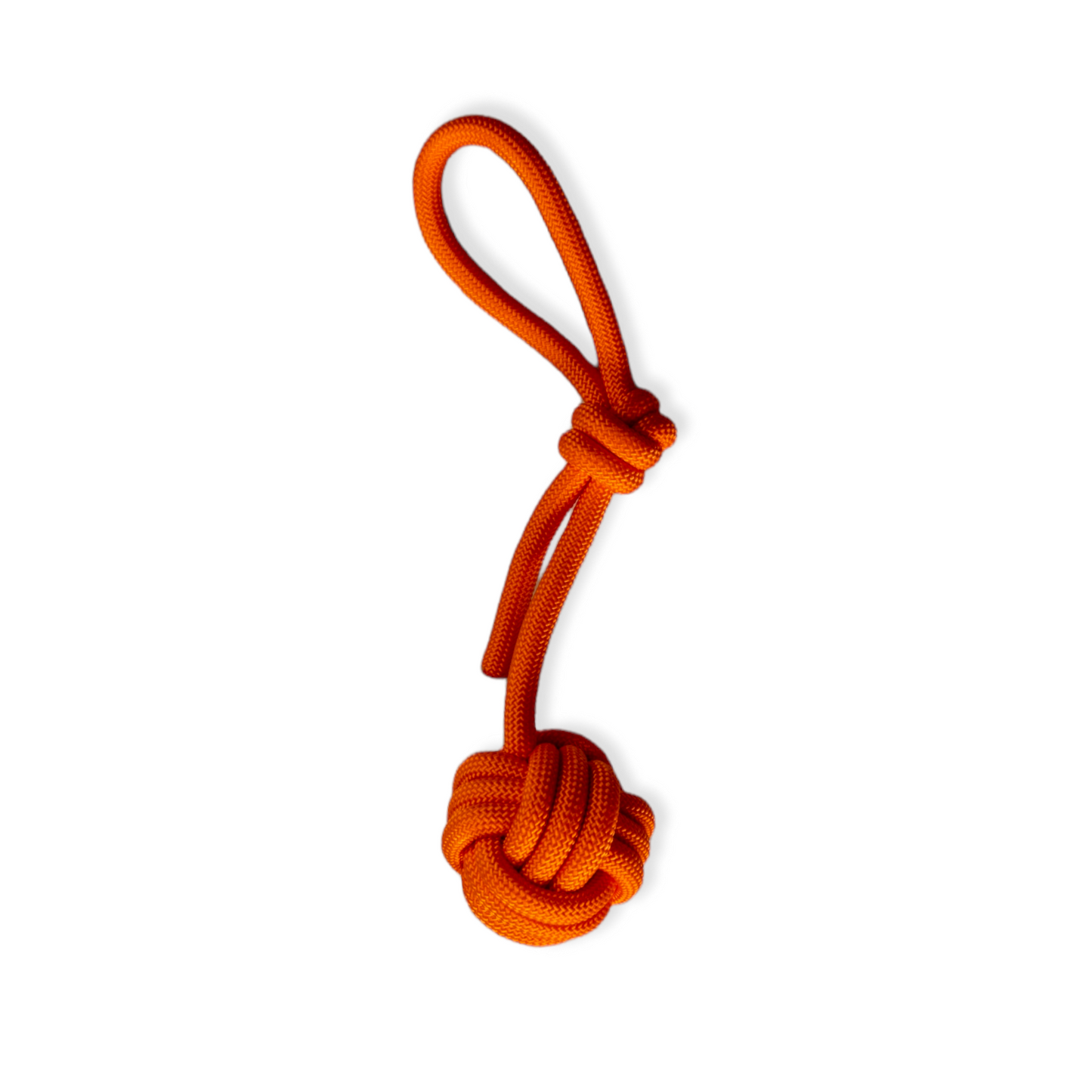 Dog Rope Ball Toy - Orange