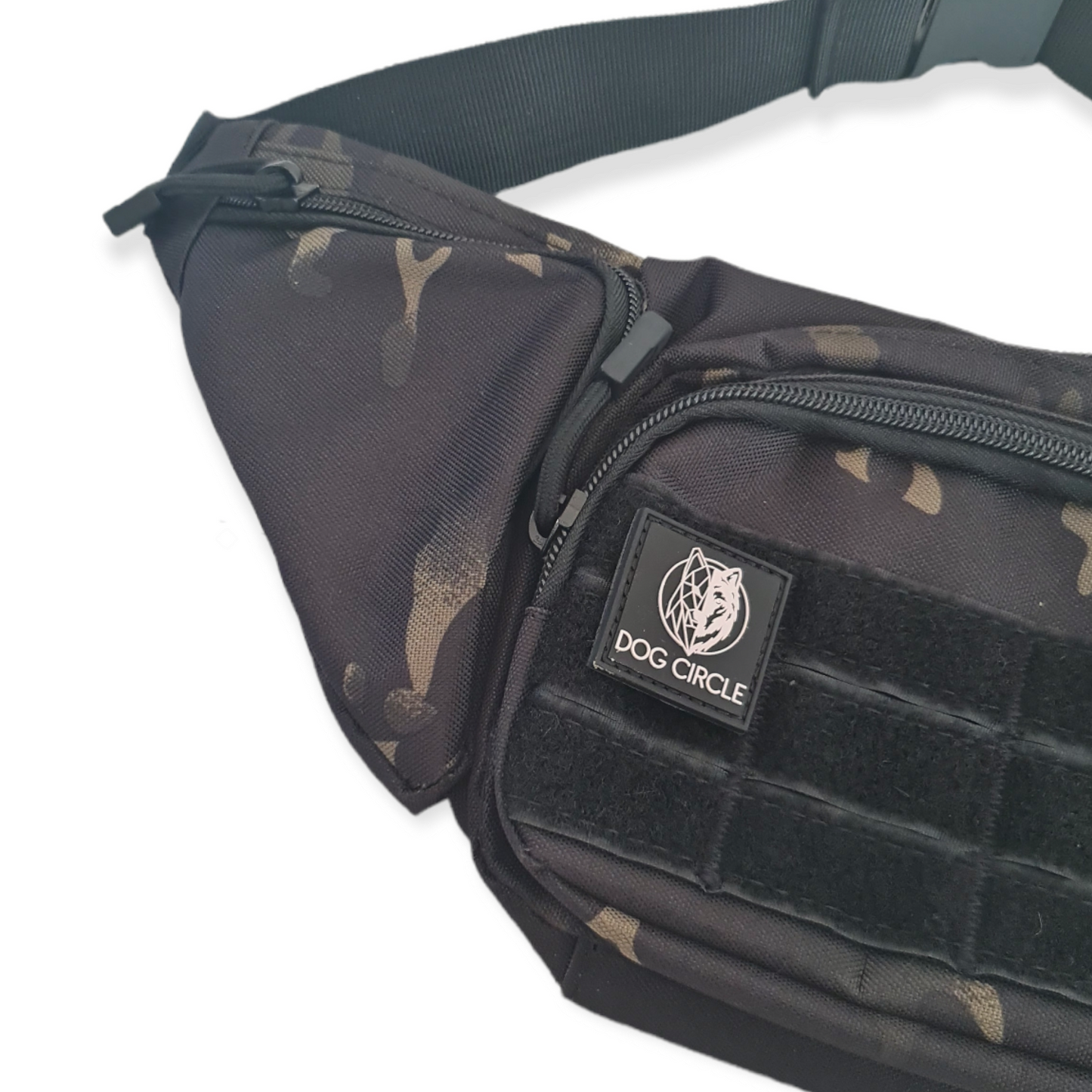 Tactical Dog Treat Sling Bag - Black Camo