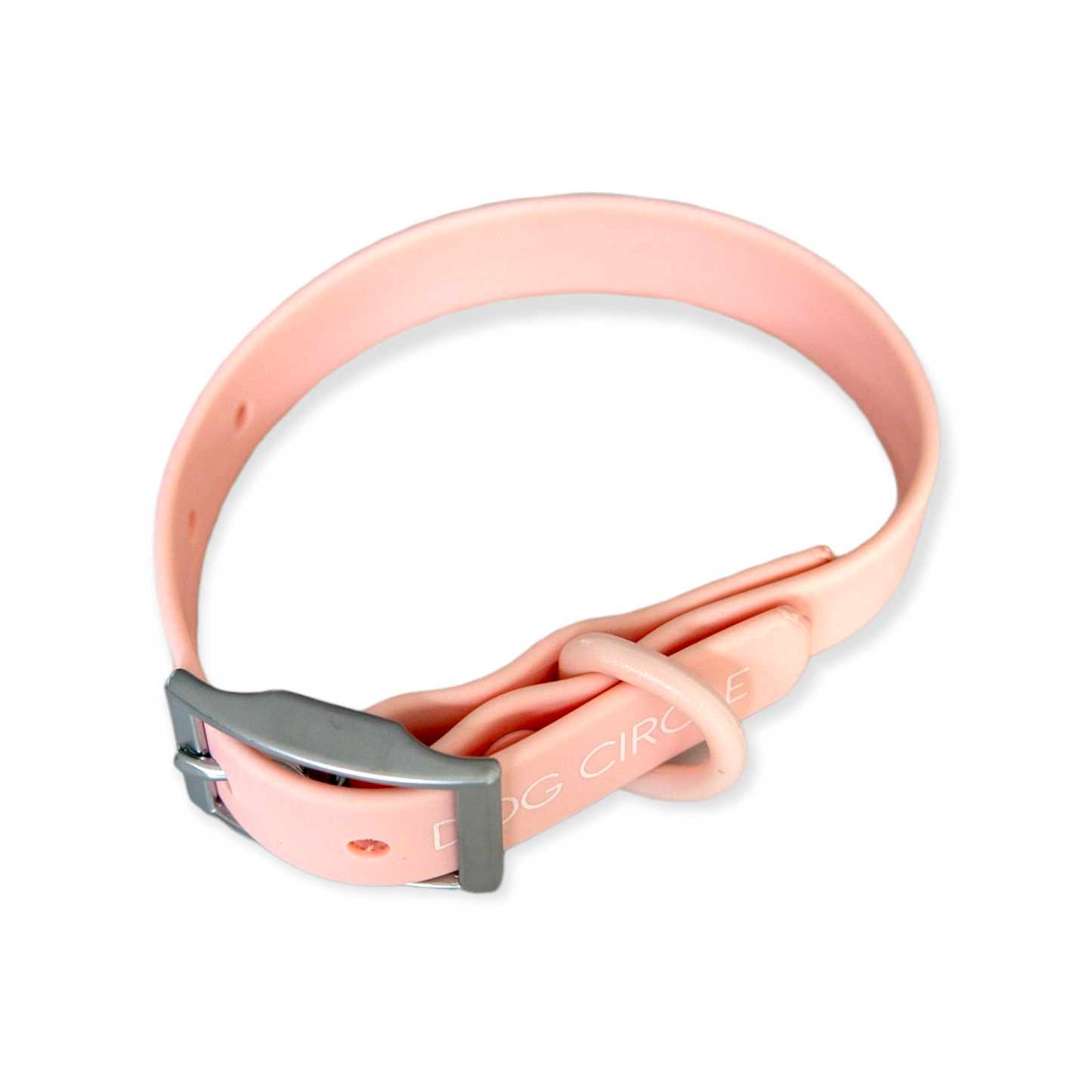 Waterproof Dog Collar - Baby Pink